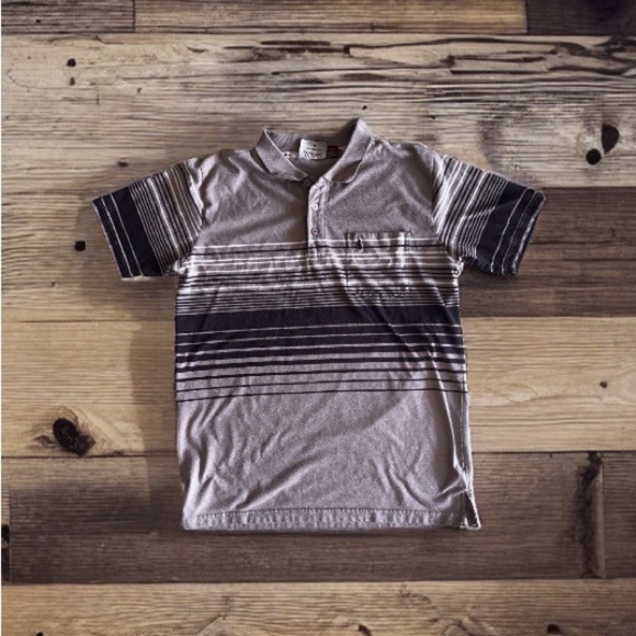 LADA  Men's Striped Collared Buttoned Shirt  pocket‎ cotton Polyester size M - Picture 3 of 16